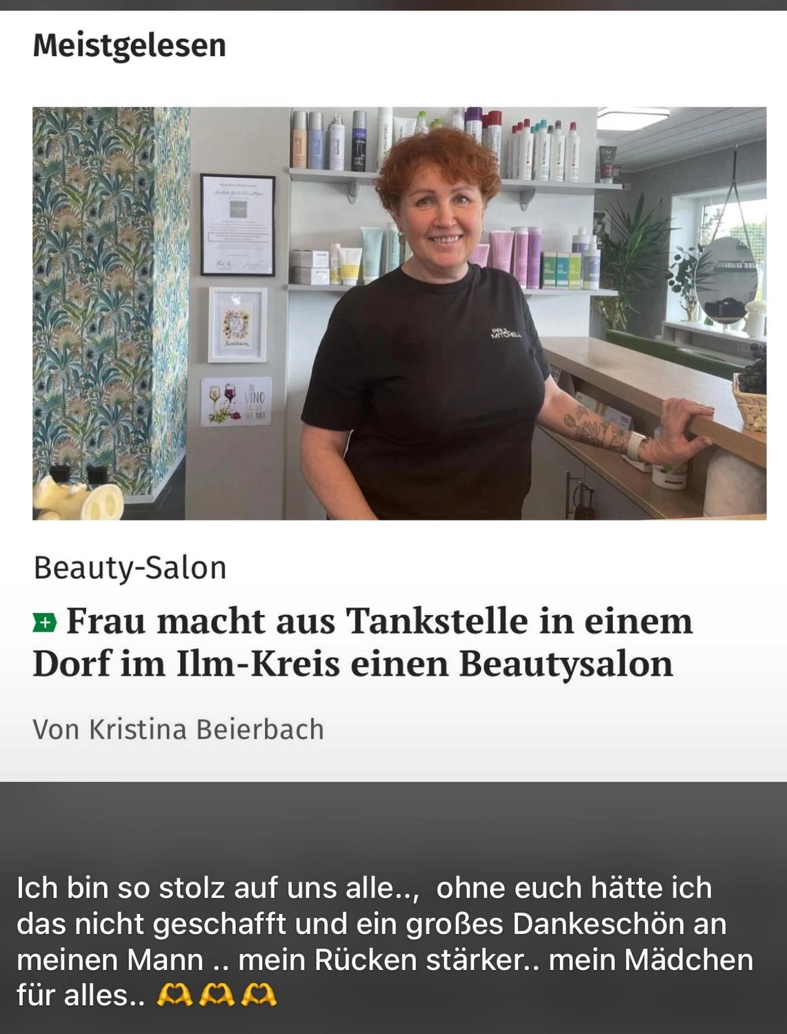 Haar Tatjana Baumann